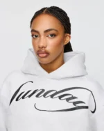 Sunday heavyweight calligraphy hoodie