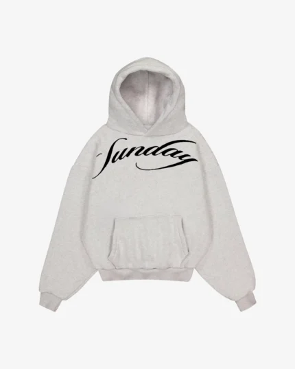Sunday heavyweight calligraphy hoodie