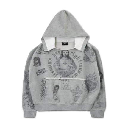 We Are Righteous “God’s Favorite” Distressed Hoodie