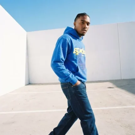 Sp5der TC Blue Hoodie