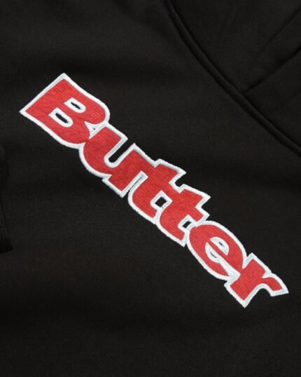 Better Applique Black Pullover Hoodie