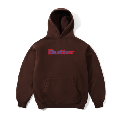 Butter Dark Brown Pullover Hoodie
