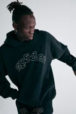 SP5DER OG LOGO BLACK HOODIE