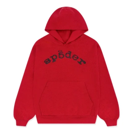 SP5DER VVS RED HOODIE