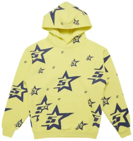 Sp5der 5Star Yellow Hoodie