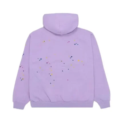 Sp5der Acai Purple Hoodie