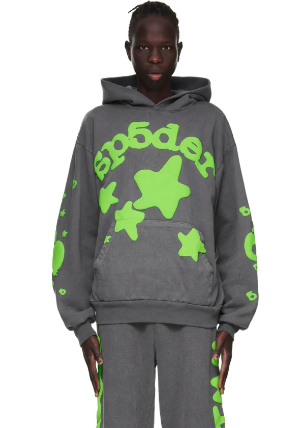 grey sp5der hoodie