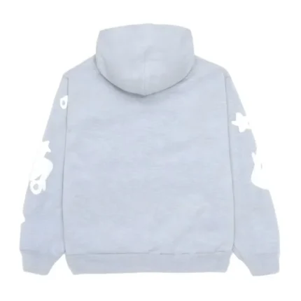 Sp5der Beluga Heather Grey Hoodie