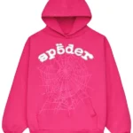 Sp5der Legacy Pink/White Hoodie