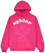 Sp5der Legacy Pink/White Hoodie