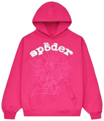 Sp5der Legacy Pink/White Hoodie