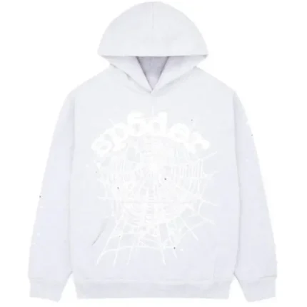 Sp5der OG Web Hoodie Grey Heather