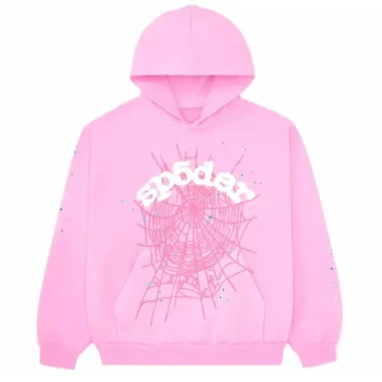 Sp5der OG Web Pink Hoodie