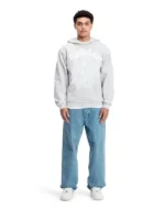 Sp5der OG Web Hoodie Grey Heather - Image 3