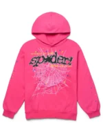 Sp5der P*NK V2 Pink Hoodie