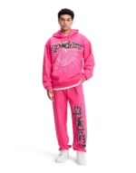 Sp5der P*NK V2 Pink Hoodie