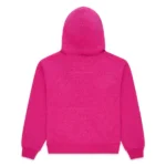 Sp5der Rhinestone Logo Pink Hoodie