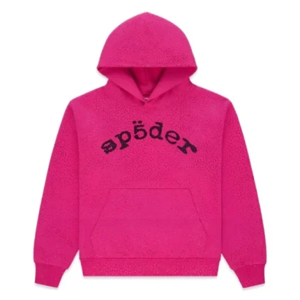 pink spider hoodie