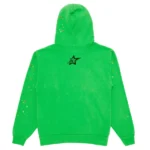 Sp5der Web Graphic Green Hoodie
