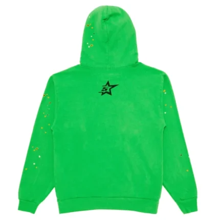 Sp5der Web Graphic Green Hoodie