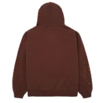 Sp5der Web Brown Hoodie