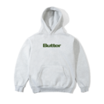 Butter Stencil Logo Pullover Hoodie, Ash