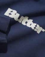 Butter Stencil Logo Pullover Hoodie, Navy