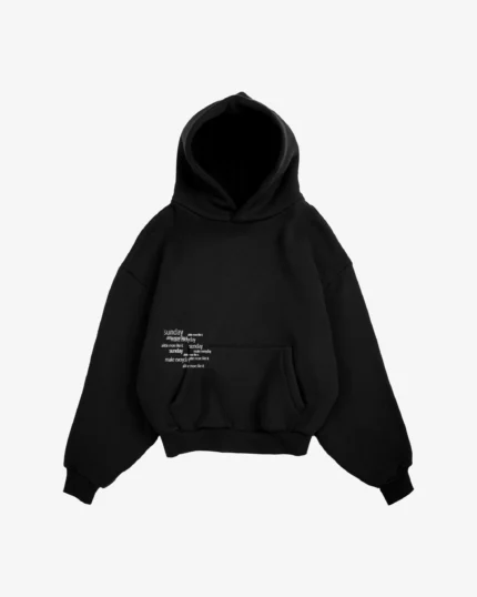Sunday heavyweight typewriter hoodie