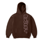 Butter Warped Pullover Hoodie, Dark Brown