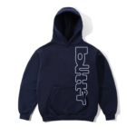Butter Warped Pullover Hoodie, Navy