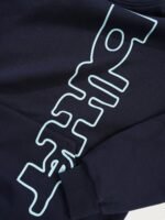 Butter Warped Pullover Hoodie, Navy