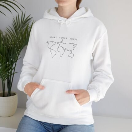 Seek Hike Stay Wild Unisex Travel Pullover Hoodie