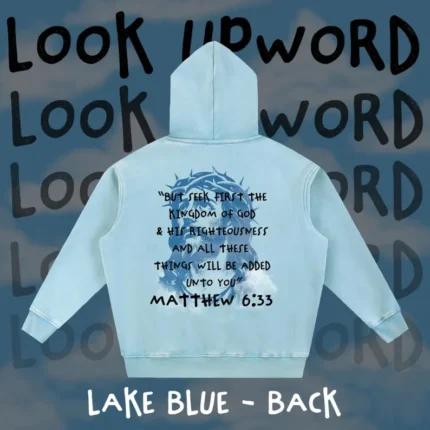 Seek First His Kingdom Scripture Sweatshirt - Matthew 6:33 Bible Verse Hoodie