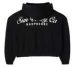 Raspberry Hills Black Zip Up Hoodie