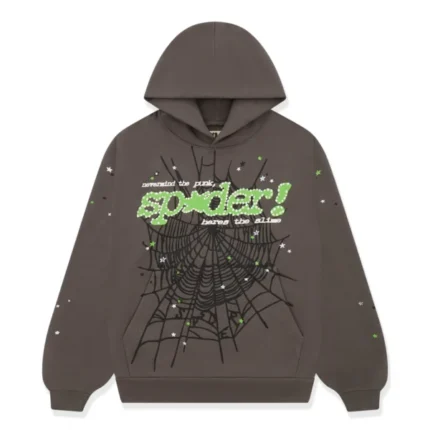 Sp5der Punk V2 Slate Grey Hoodie